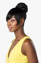 Load image into Gallery viewer, SENSATIONNEL ~INSTANT BUN WITH BANGS #1 - BLACK
