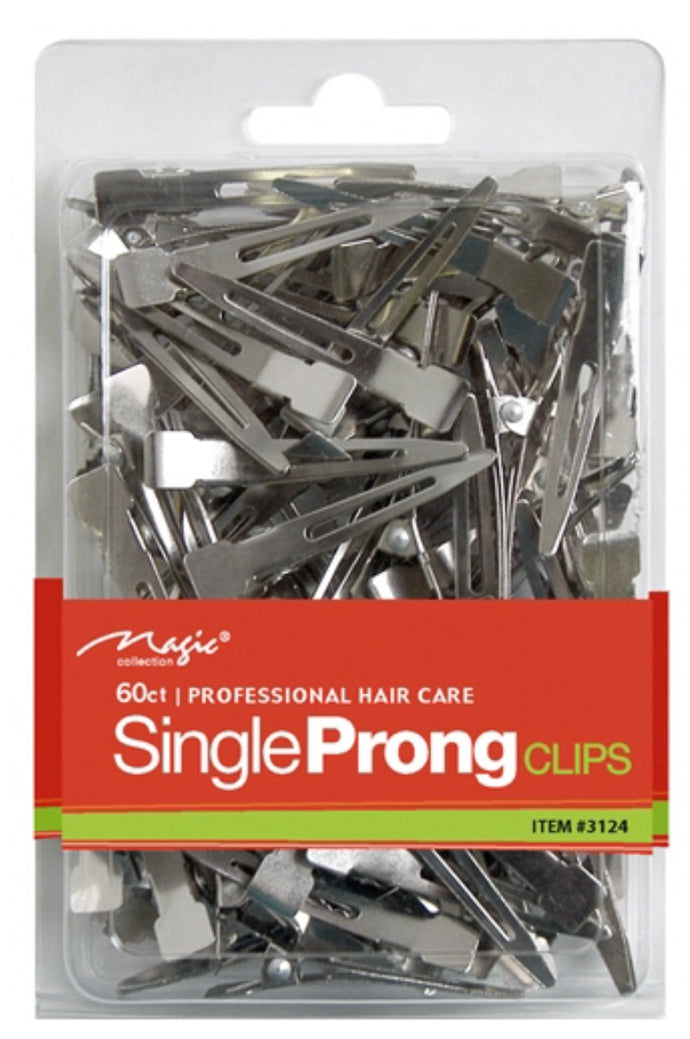 SINGL PRONG CLIPS - 80 CT